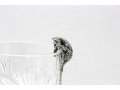 Серебряный ионизатор  для воды «Котенок с рыбкой»